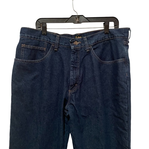 Lee Men’s Fleece Lined Jeans 36” x 34” Winter Warm - Picture 2 of 7